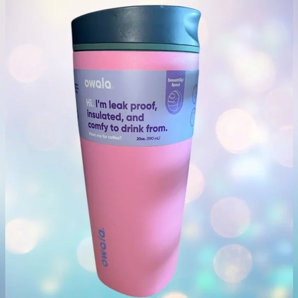 Owala 💅 🌸 Pink Coffee Insulated Tumbler - Picture 1 of 13